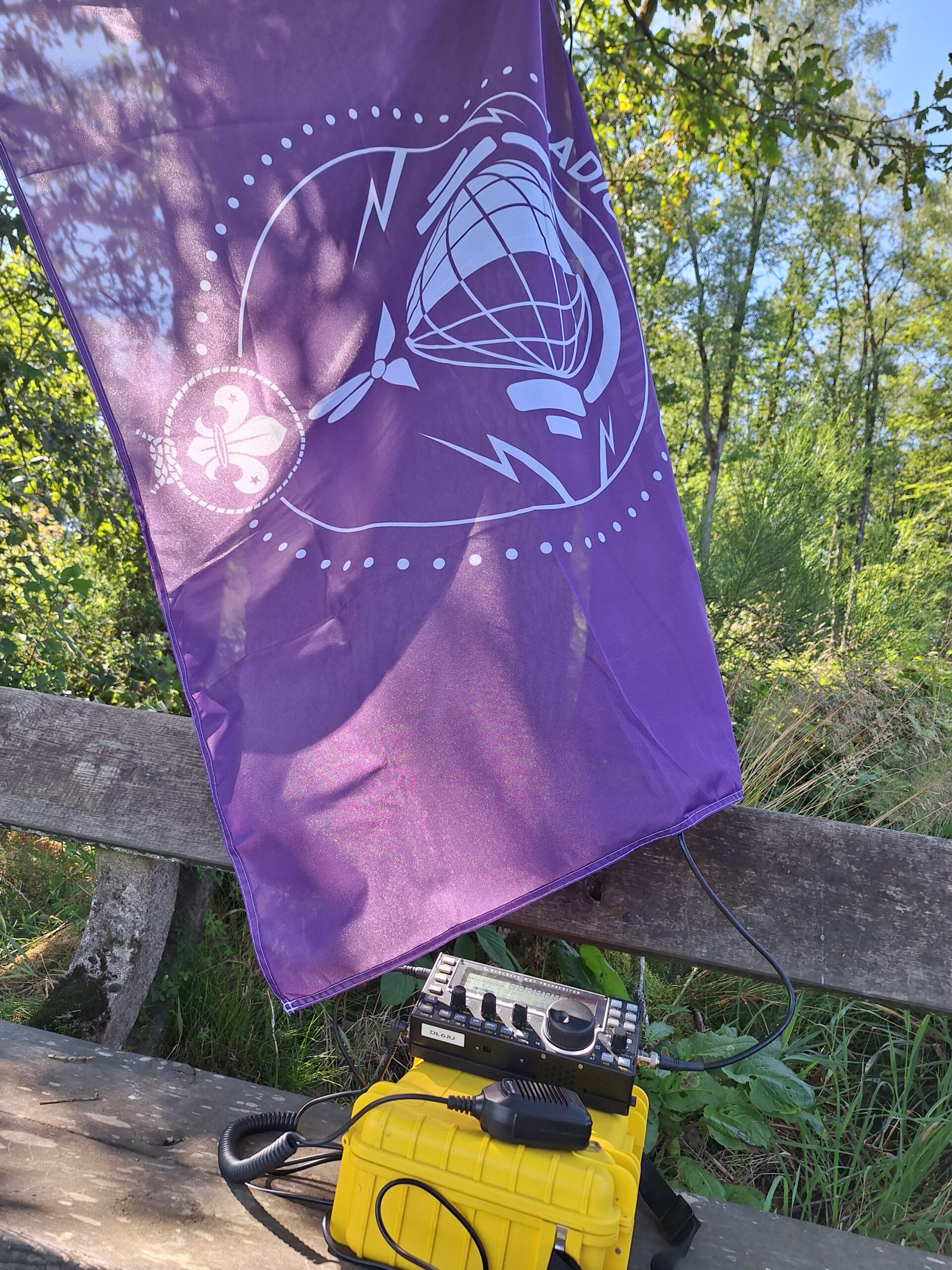 Radio Scouting – Fahne und Aufnäher!