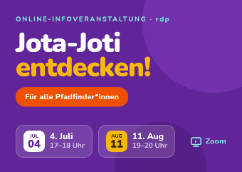 JOTA-JOTI entdecken: Das weltweite Pfadfinder*innenevent im eigenen Stamm erleben